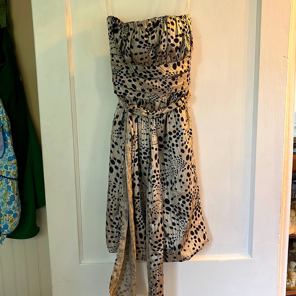Cutest strapless bag dress size L